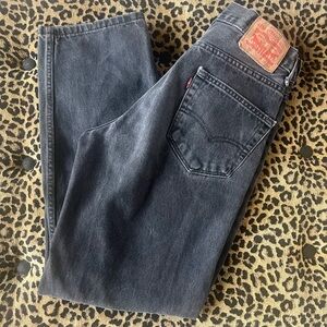 Vintage Levis 550 Jeans Black 30x 30(28x 29)1996